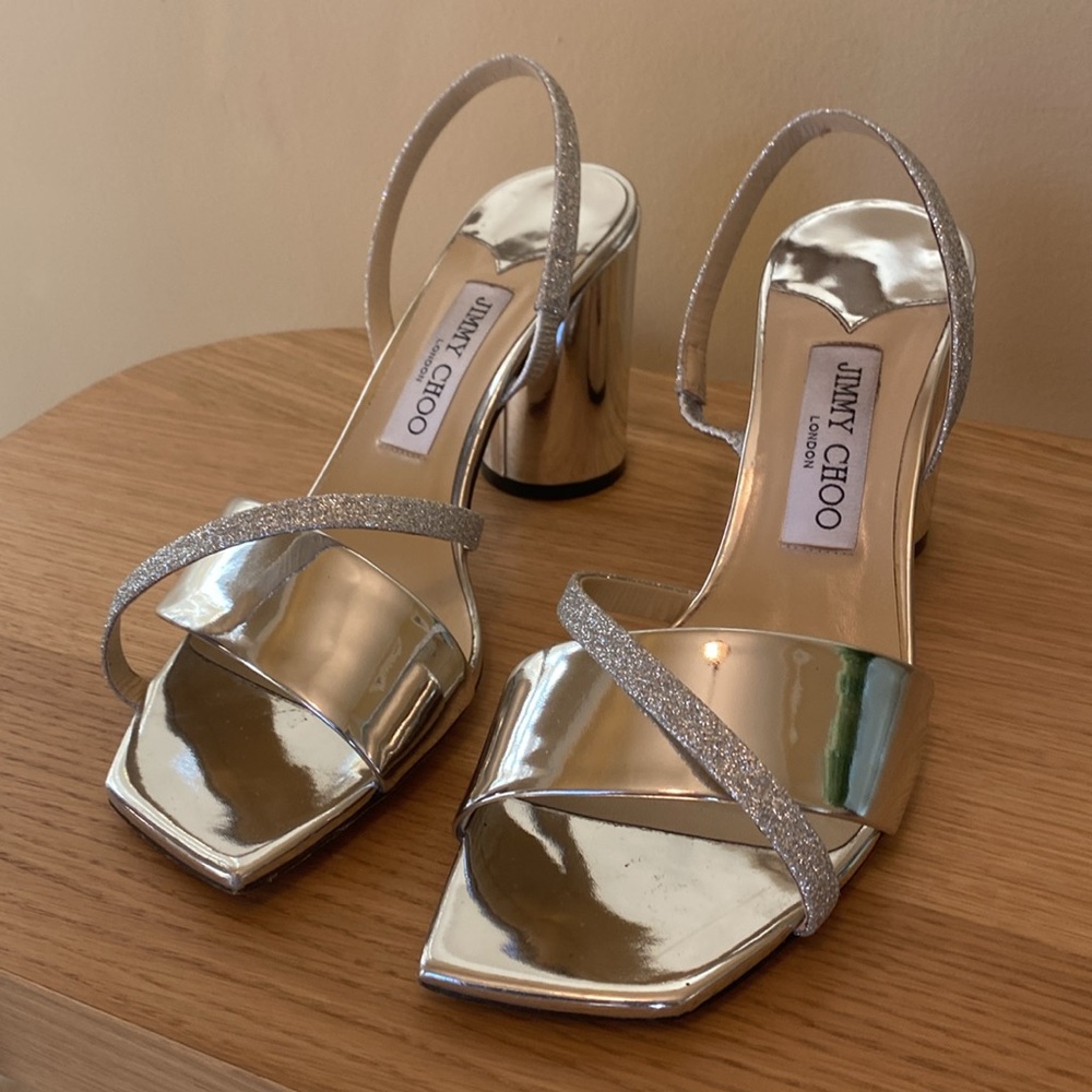 Jimmy Choo Silver Pumps size 39